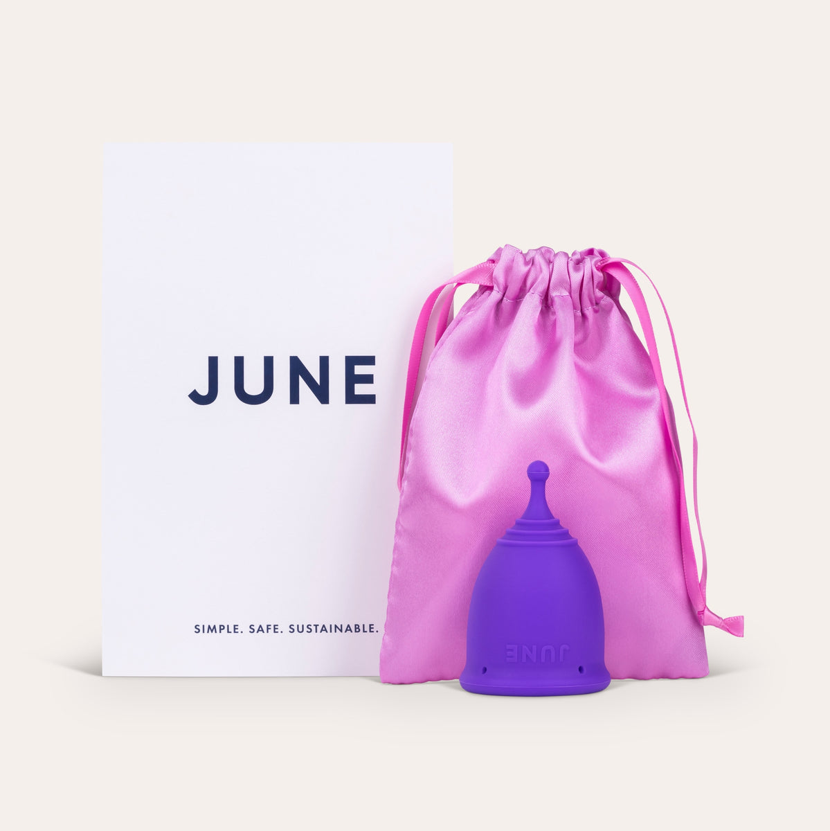 The Original June Menstrual Cup Purple JUNE The Original June Menstrual Cup