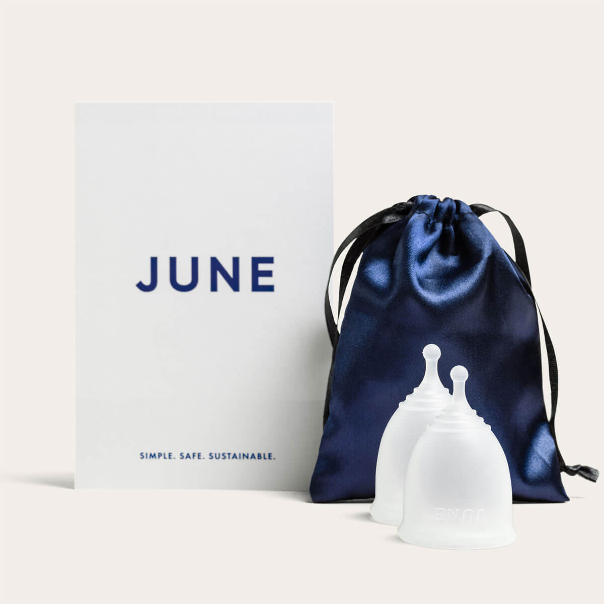 The June Cup 2 Pack JUNE The Original June Menstrual Cup